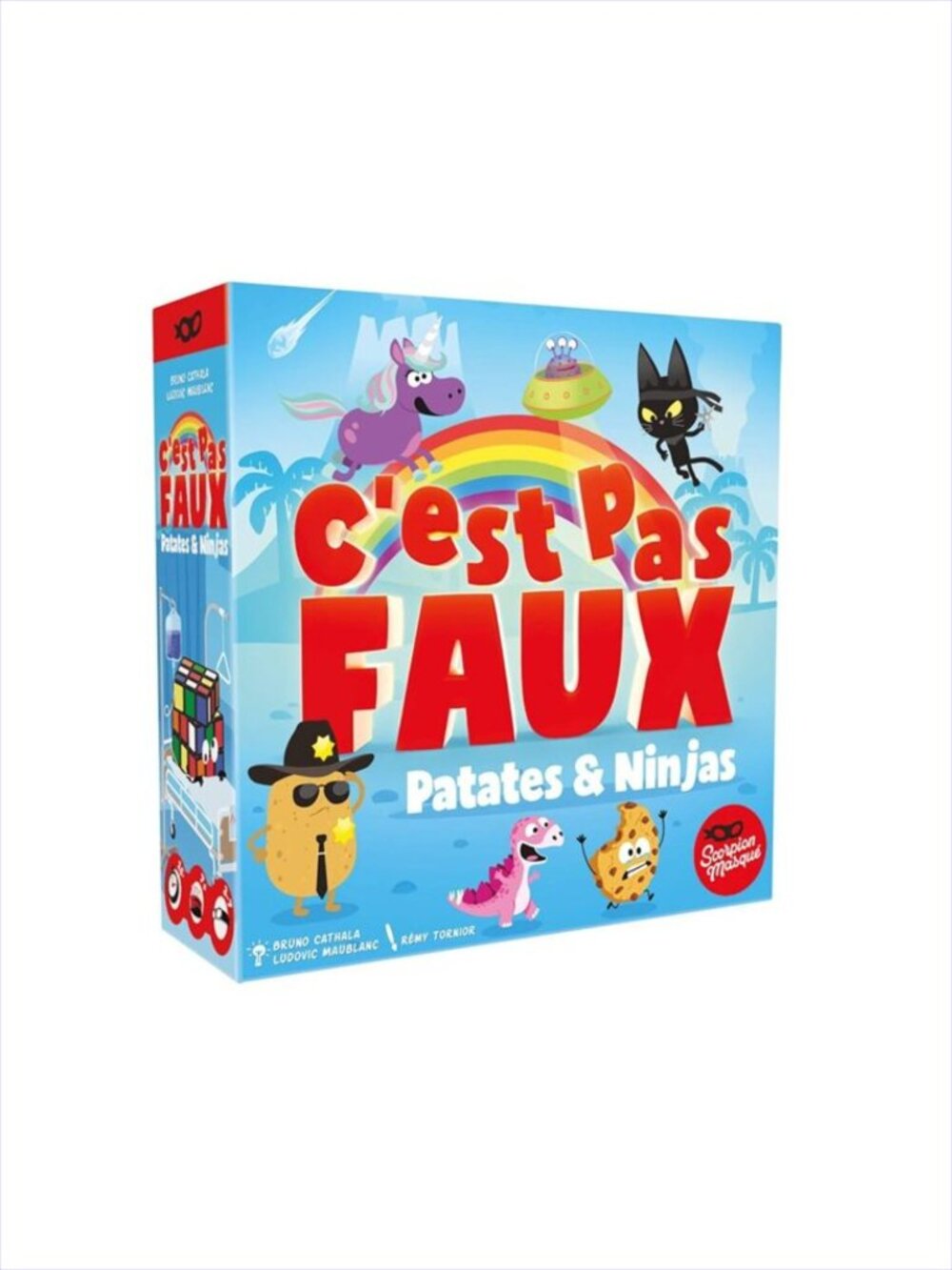 C’est Pas Faux! Patates & Ninjas French Card Game New Sealed Age 7+